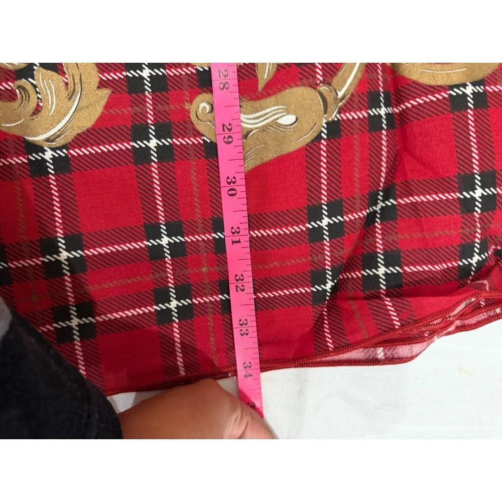 VTG 1992 Fashion Industries Plaid 68x50Tablecloth Baroque Gold Scroll‎ Red Green